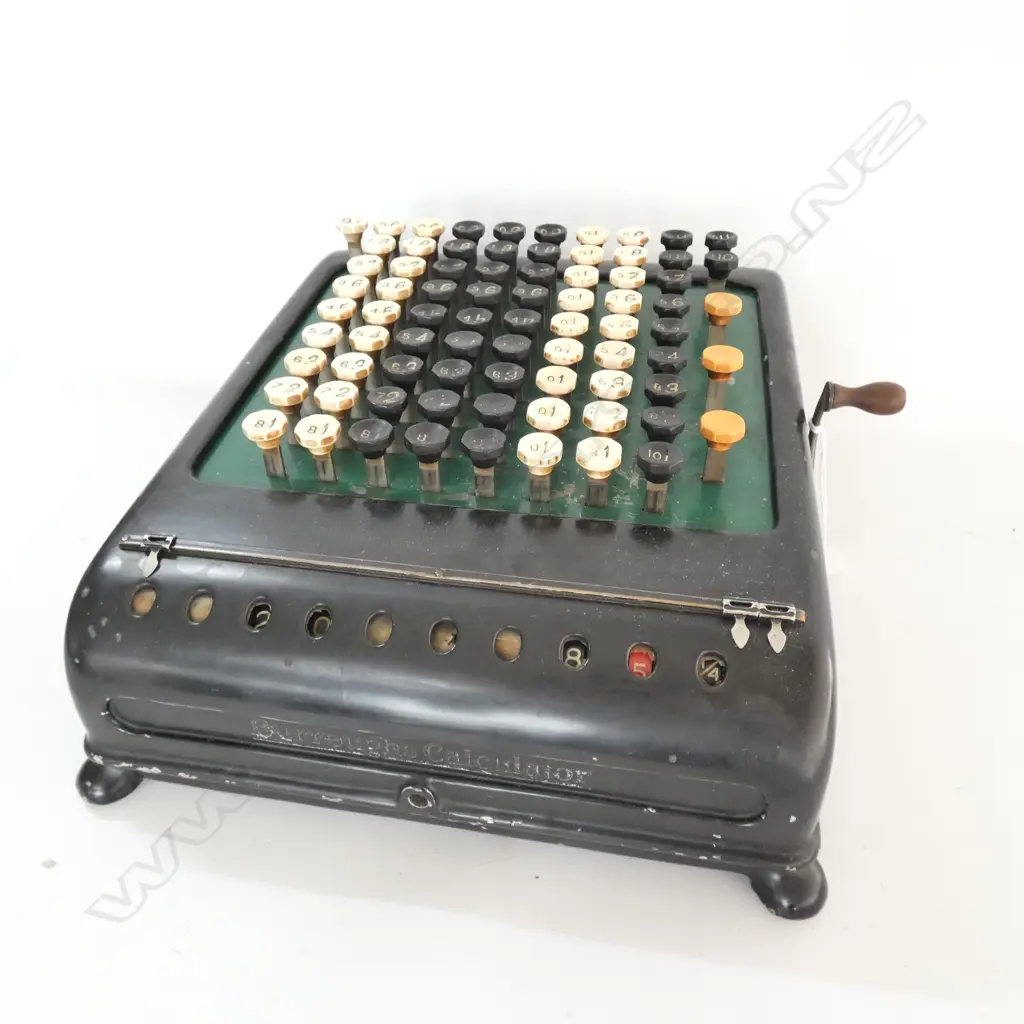BURROUGHS ADDING MACHINE COMPTOMETER C. 1900 L. 300MM Image 1++