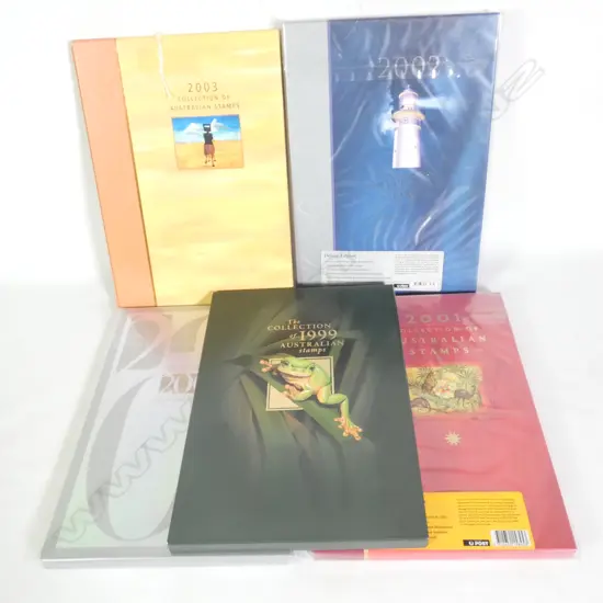 5 'COLLECTION OF AUSTRALIAN STAMPS' BOOKS; 1999 - 2003