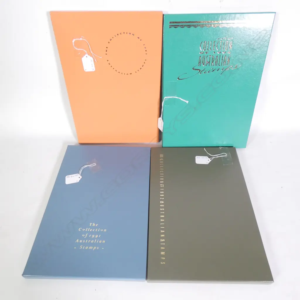 4 'THE COLLECTION OF AUSTRALIAN STAMPS' BOOKS; 1991 - 1994 Image 1++