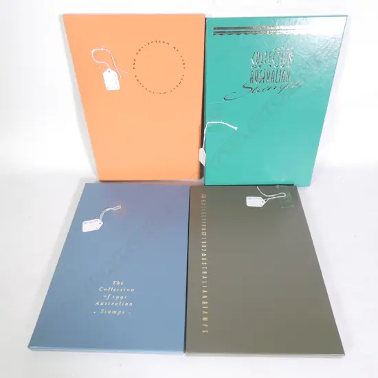4 'THE COLLECTION OF AUSTRALIAN STAMPS' BOOKS; 1991 - 1994