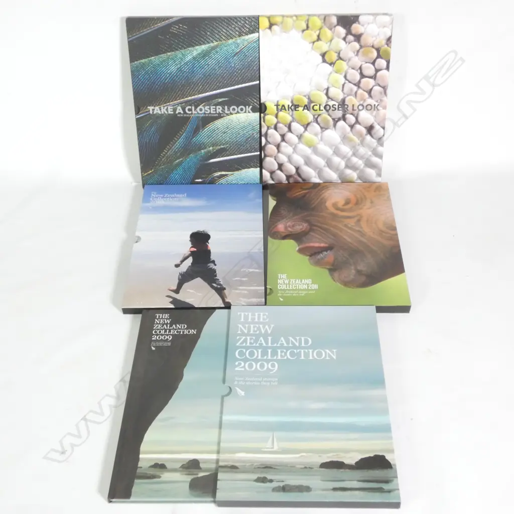 5 NZ STAMP YEARBOOKS  Image 1++