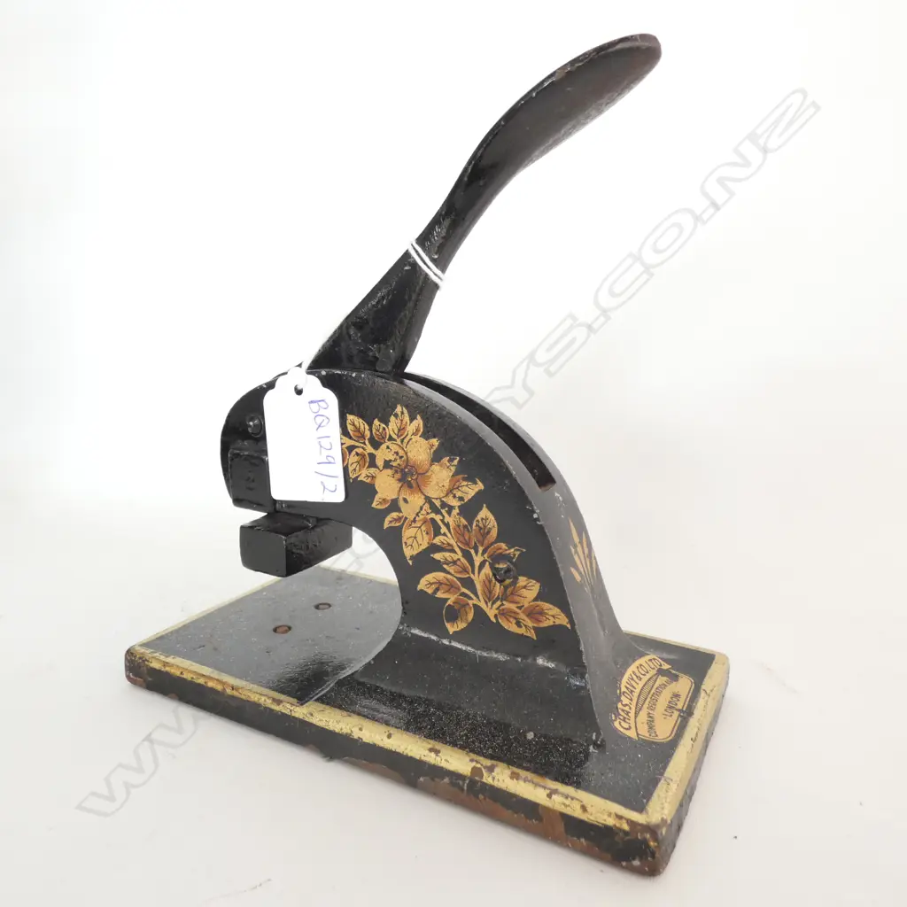 VINTAGE STAMP PRESS L. 160MM Image 1++