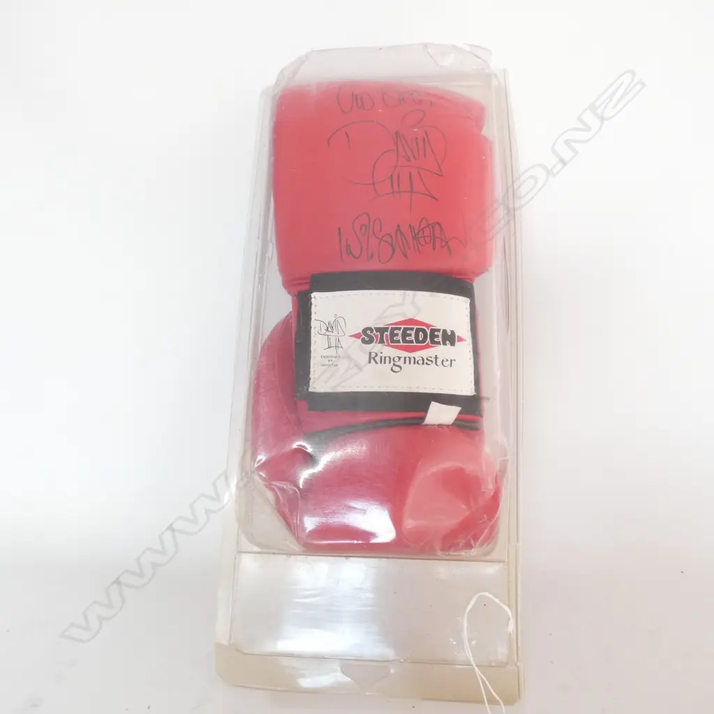 PR DAVID TUA SIGNED BOXING GLOVES Image 1++