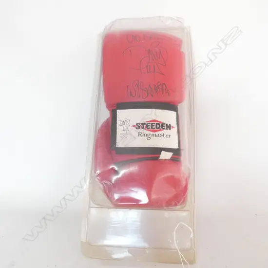 PR DAVID TUA SIGNED BOXING GLOVES