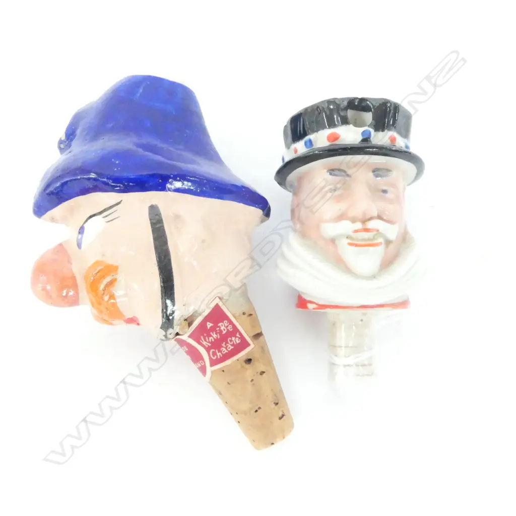 2 BOTTLE STOPPERS BEEFEATER GIN + KINKI BEE Image 1++