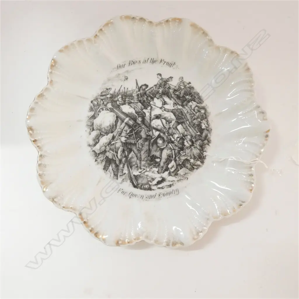 OLD BOER WAR COMMEMORATIVE PLATE W. 220MM Image 1++