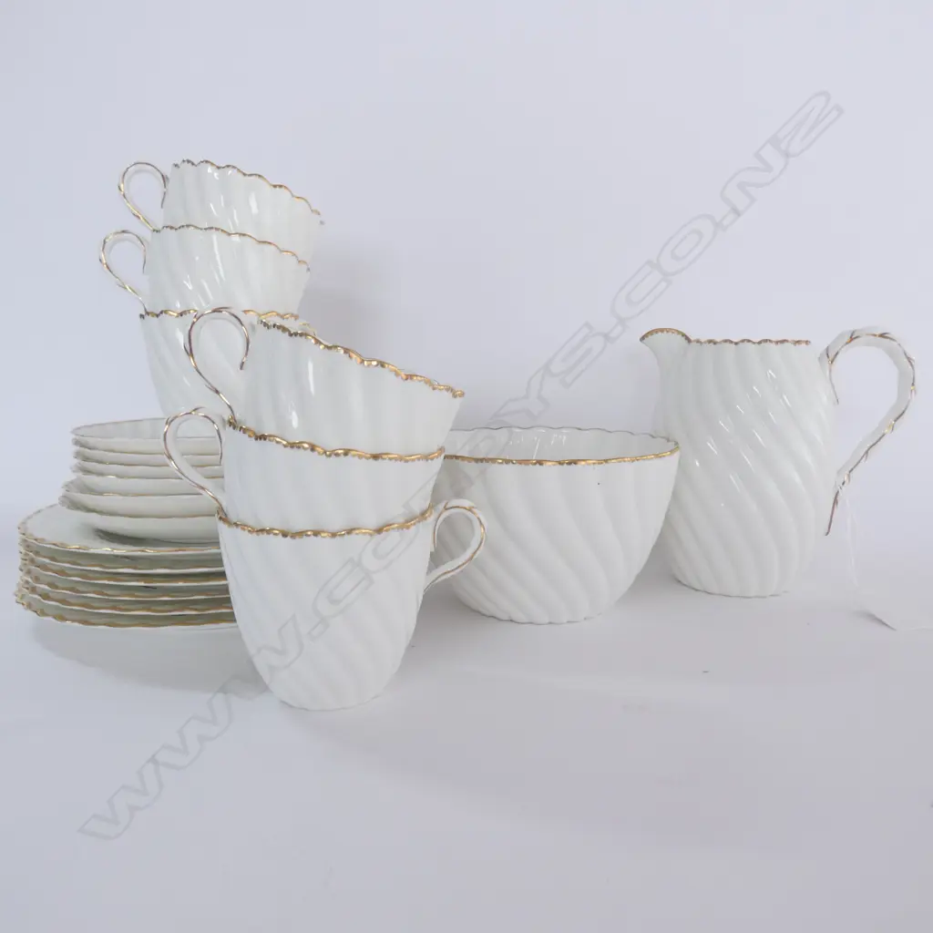 MORTLOCK'S OXFORD STREET 1887 PORCELAIN TEA SET 20 PCS Image 1++