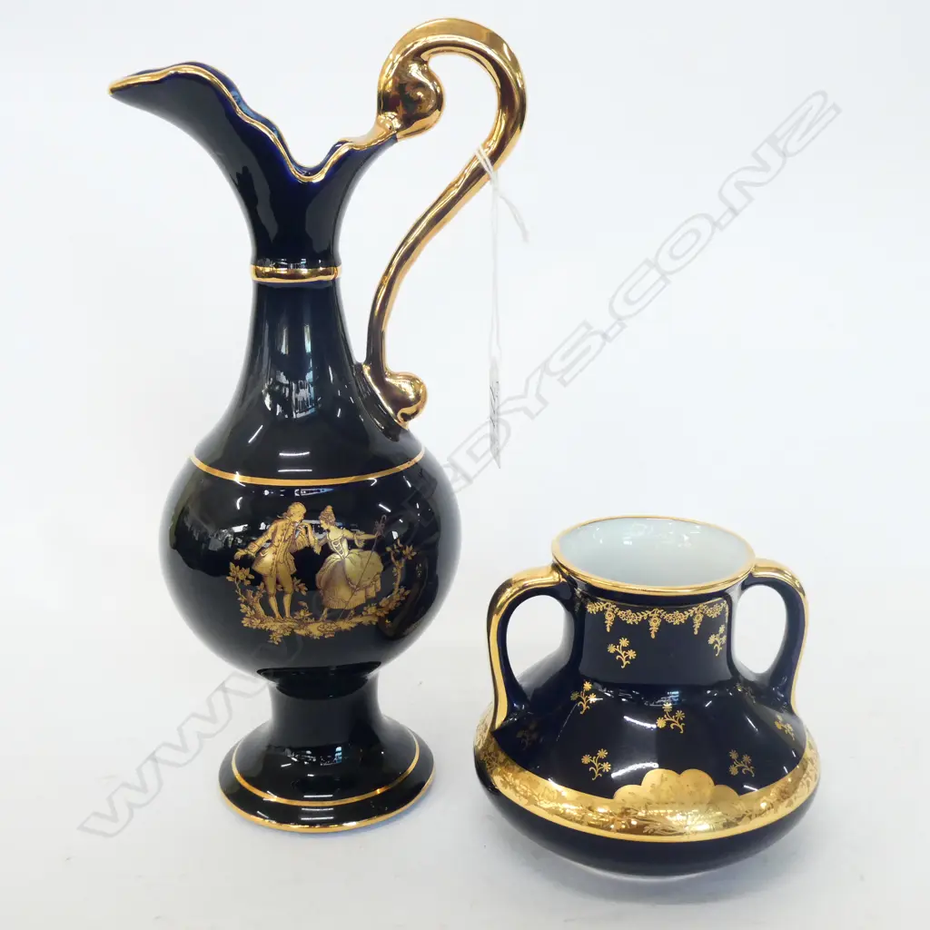 LIMOGES VASE & JUG H. 270MM Image 1++