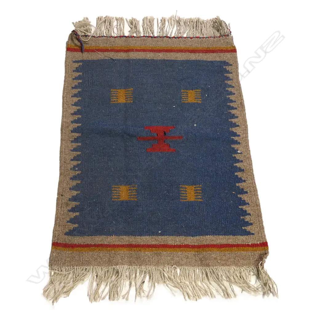 SMALL HAND WOVEN KILIM RUG 86 x 65cm Image 1++