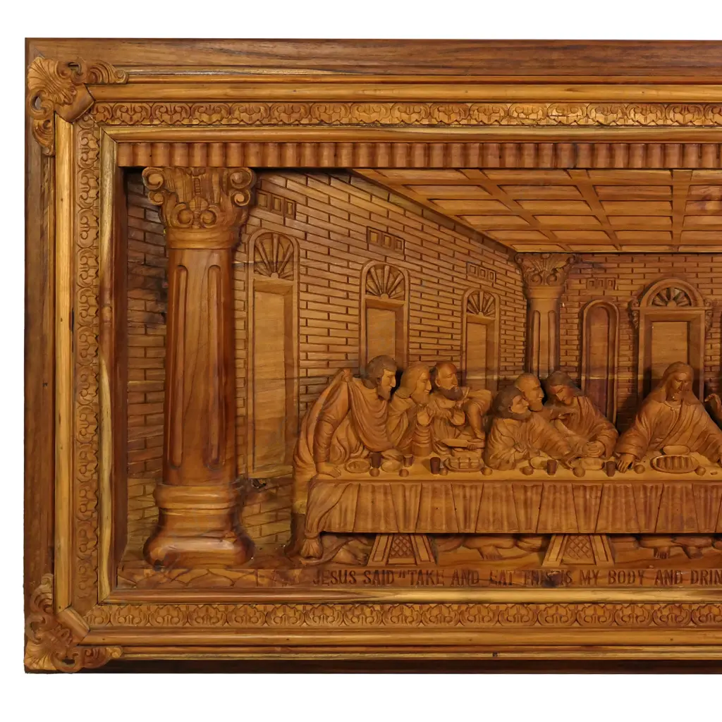 A good large and fine carving of The Last Supper Image 1++