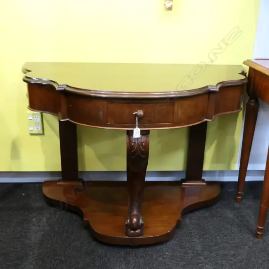 LATE VICTORIAN CONSOLE TABLE W. 1450MM