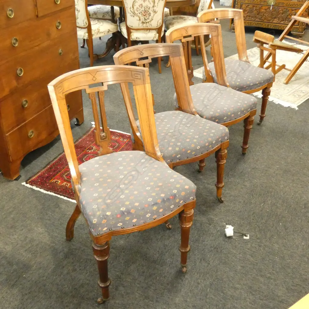 SET 4 VICTORIAN DINING CHAIRS Image 1++