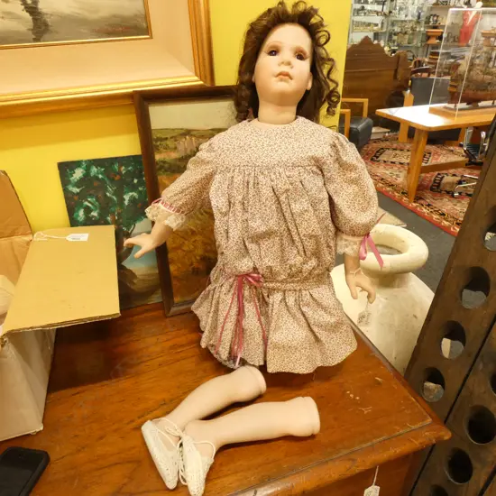CHINA FACED DOLL H 670 MM