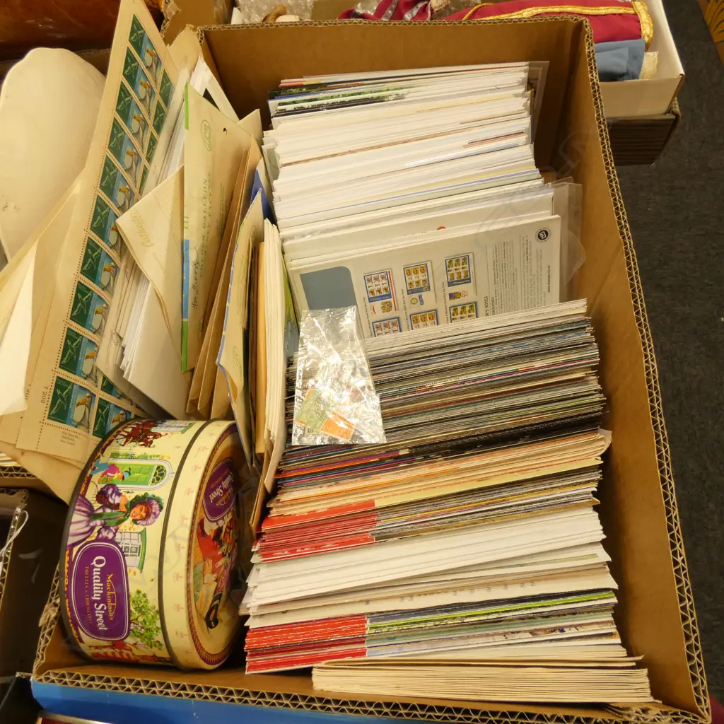 BOX OF NZ FIRST DAY COVERS ETC Image 1++