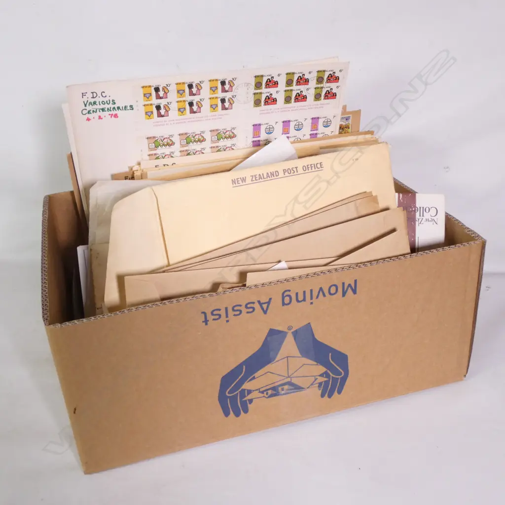 BOX LOT FIRST DAY COVERS ETC Image 1++