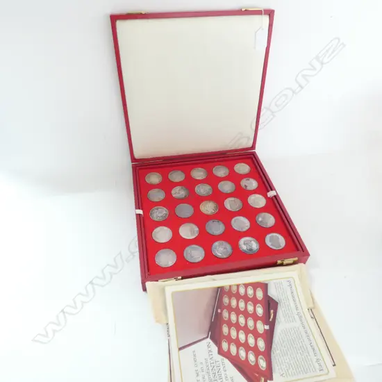 SET 50 SILVER SOUTH AFRICAN 'HISTORICAL MINT' COIN SET