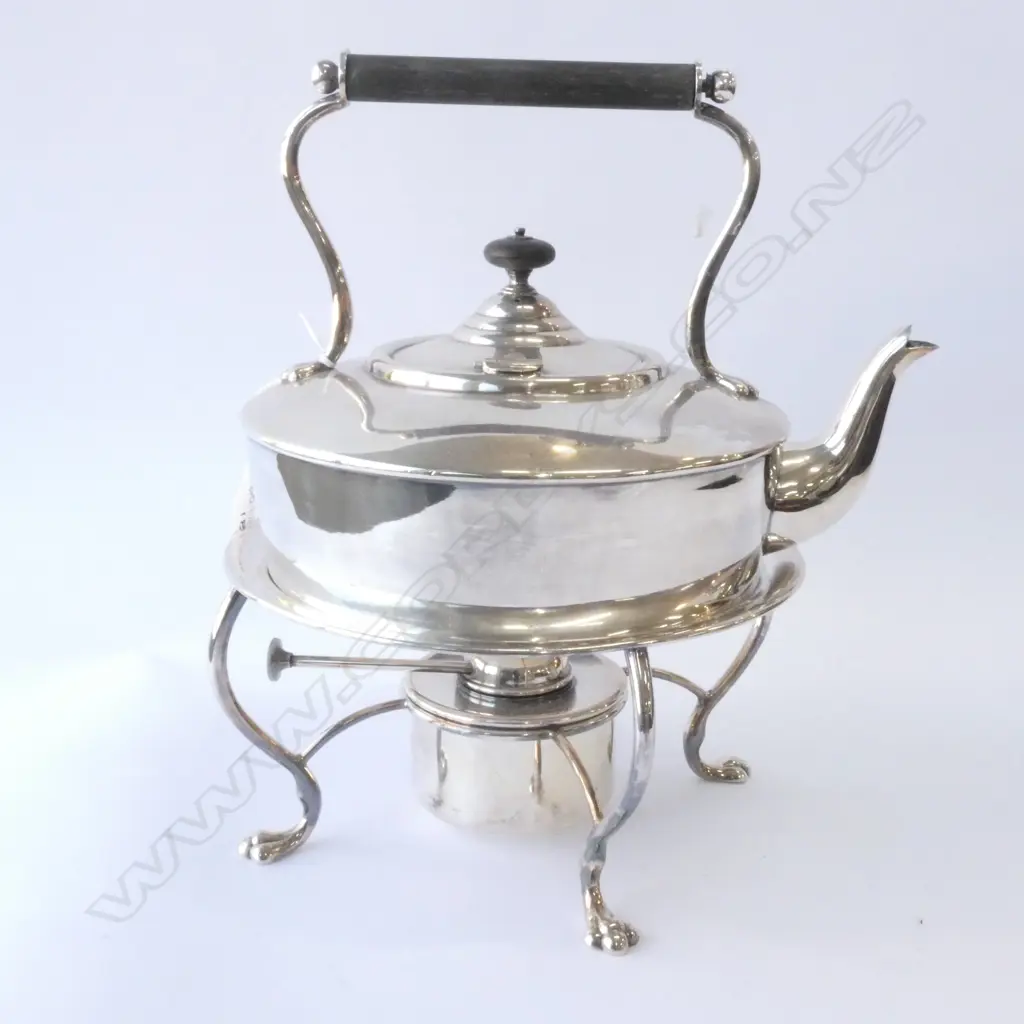 ASPREY LONDON EPNS SPIRIT KETTLE H. 300MM Image 1++