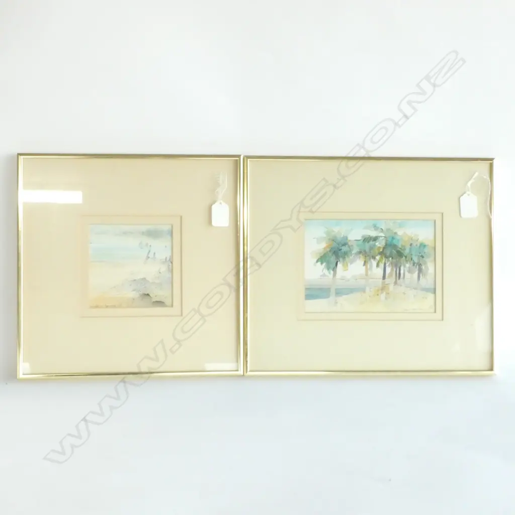 2 x LOW WAI HIN (H.K./CANADA b.1939) W/Cs 130x180 & 115x110mm BOTH SIGNED, DATED '87 Image 1++