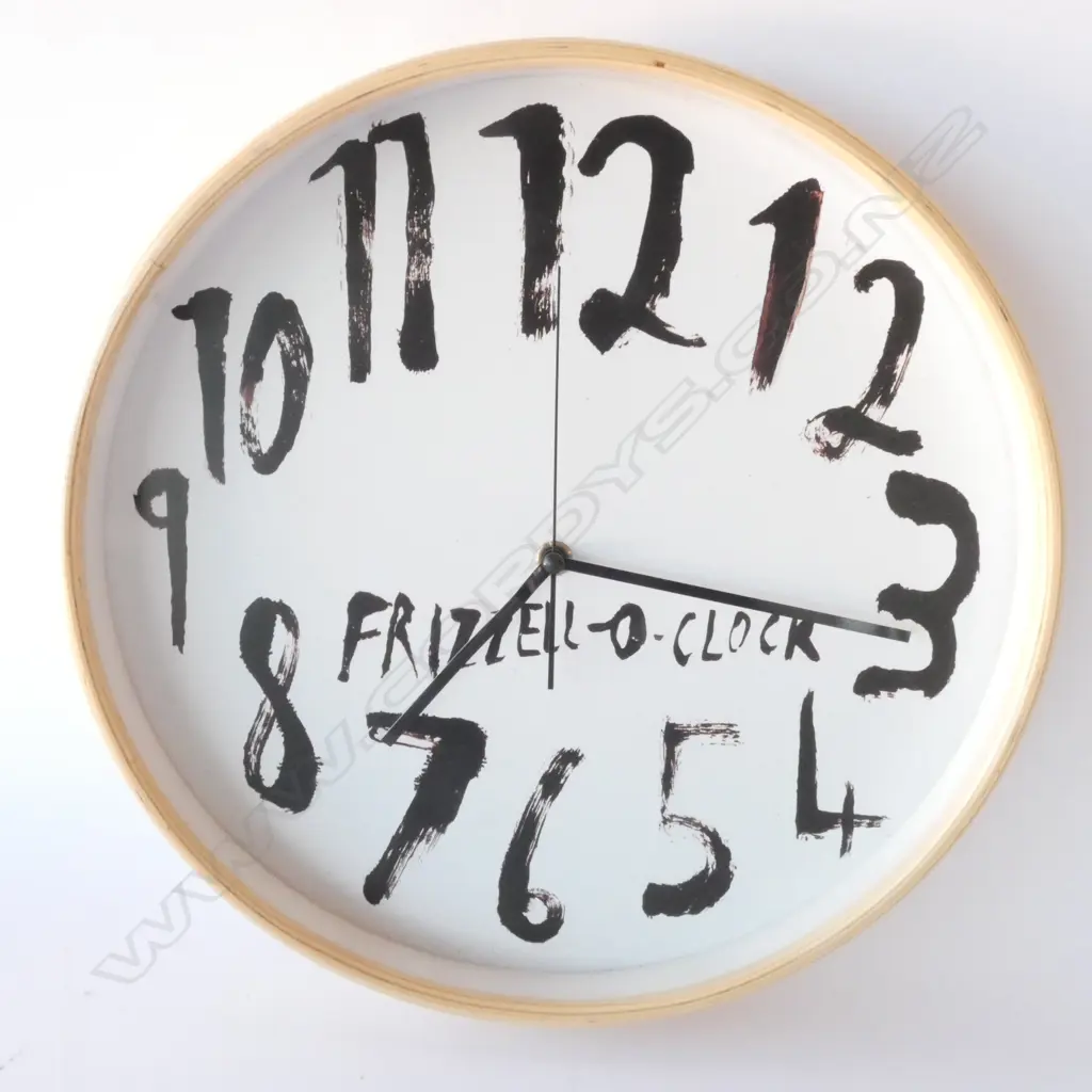 DICK FRIZZELL CIRCULAR CLOCK 320 MM DIAMETER - AF Image 1++