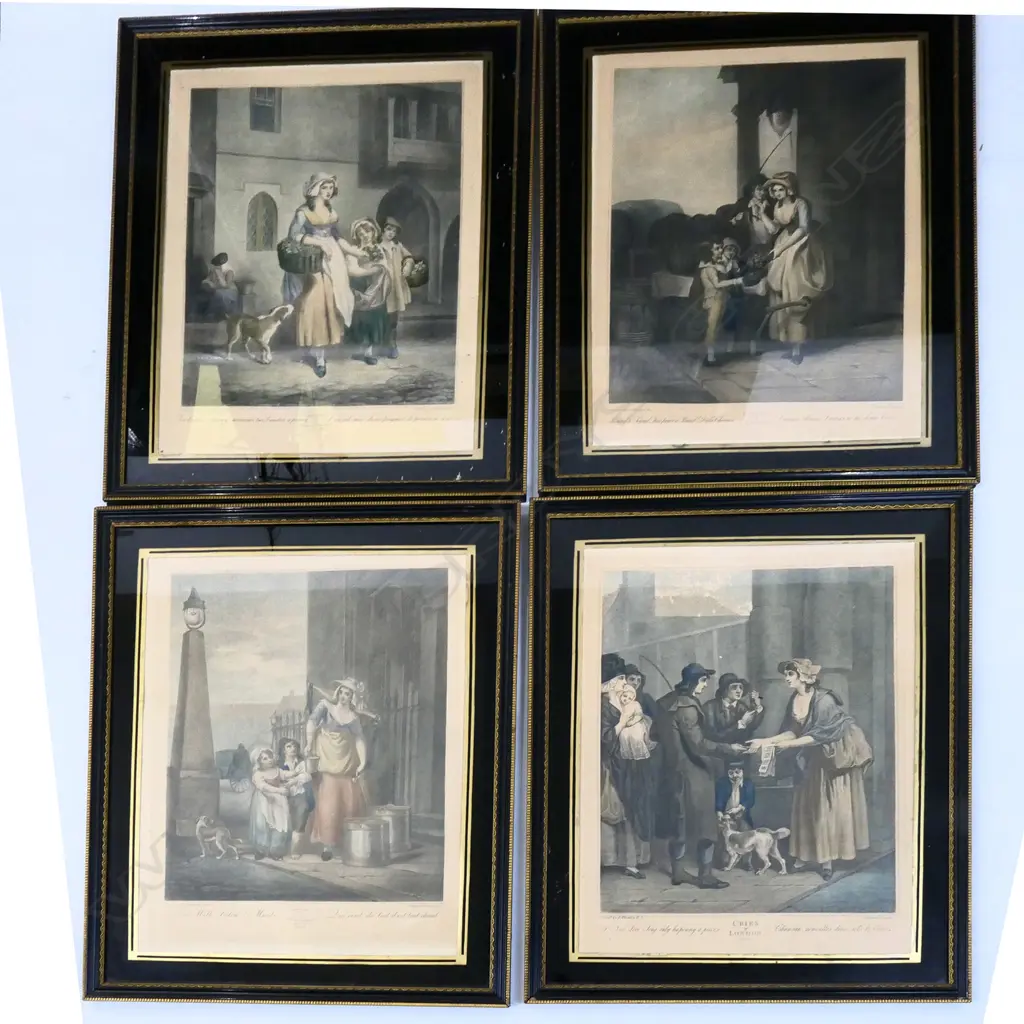 SET OF 13 FRAMED CRIES OF LONDON 520 X 410 MM Image 1++