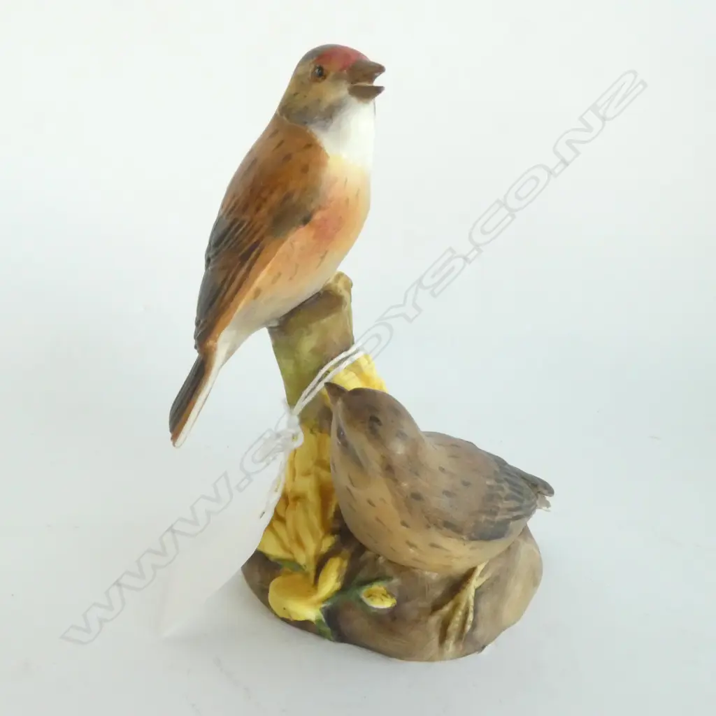 ROYAL WORCESTER BISQUE LINNETS 3365 Image 1++
