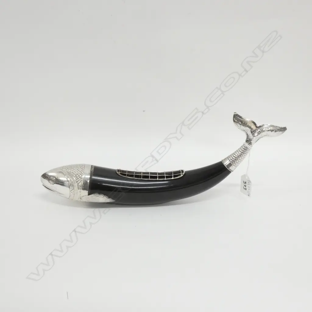 SILVER & HORN FISH L. 350MM  Image 1++