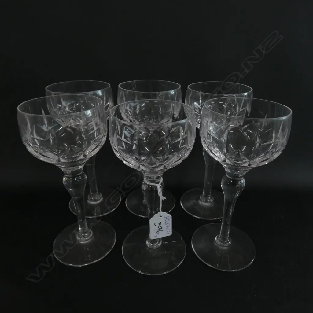 8 TUDOR CRYSTAL WINE GLASSES H. 165MM Image 1++
