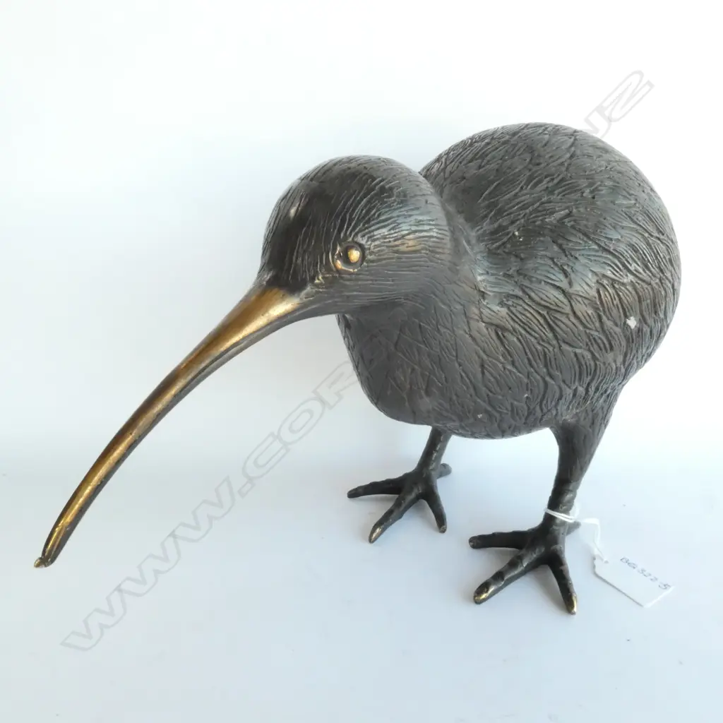 LARGE BRASS CAST KIWI (LIGHT), H. 235MM Image 1++