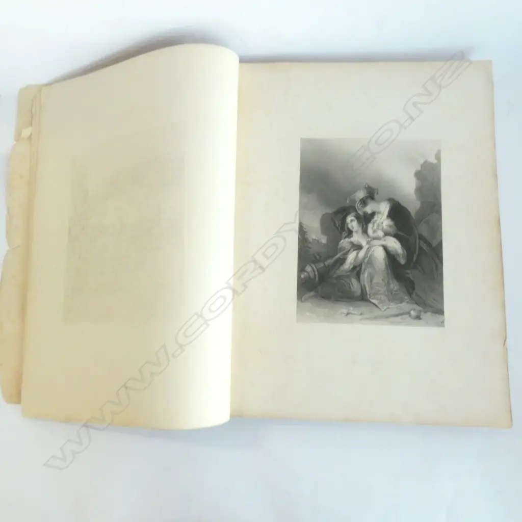 ANTIQUE BOOK OF ENGRAVINGS H. 355MM Image 1++