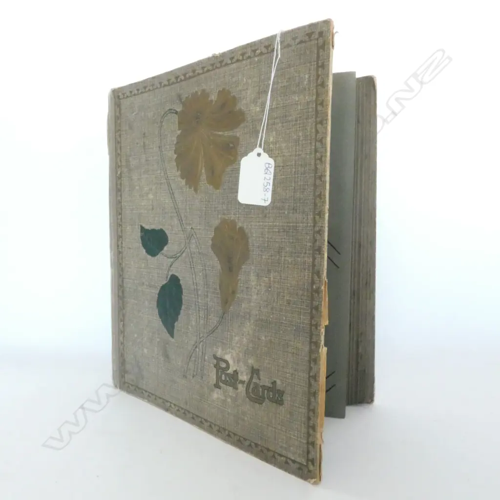VINTAGE POST CARD BOOK WITH POST CARDS (Not all pages full) Image 1++