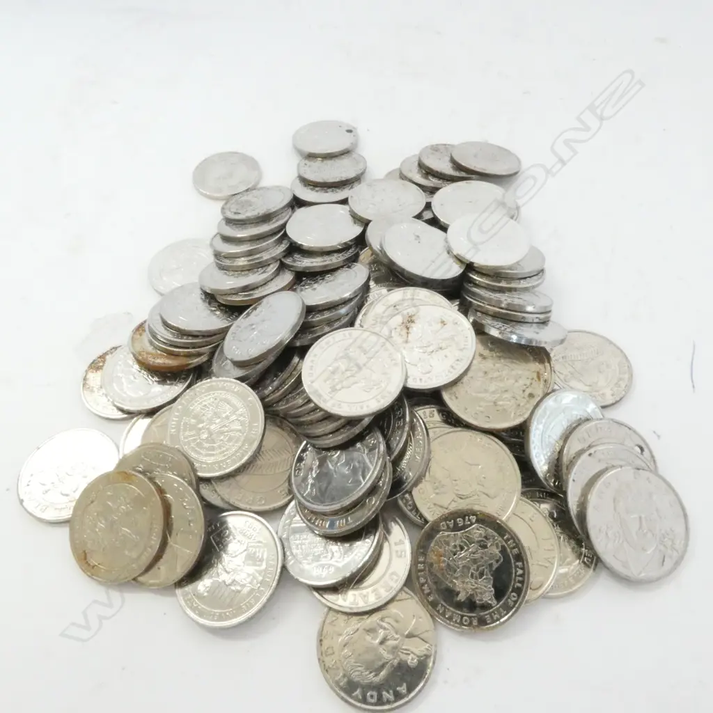 COLLECTION ALL BLACK CAPTAINS COIN TOKENS Image 1++