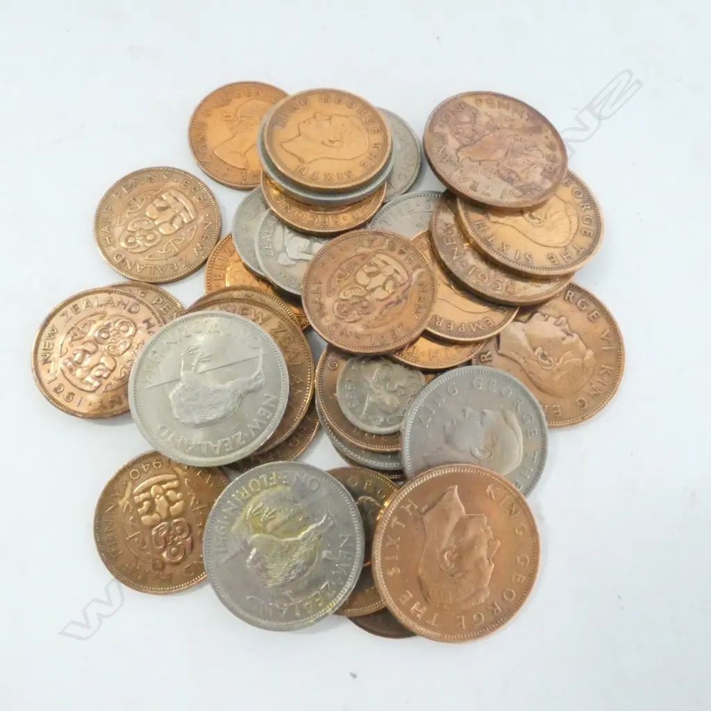 NZ PRE-DECIMAL COINS Image 1++
