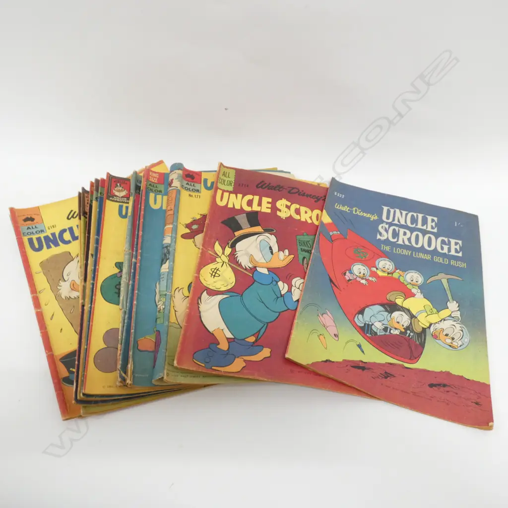 17 WALT DISNEY UNCLE SCROOGE CARTOONS C. 1960 Image 1++