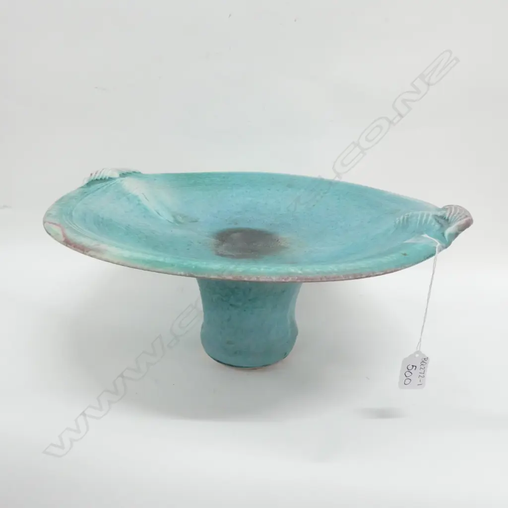 GREG BARRON LARGE STUDIO POTTERY TAZZA D440MM Image 1++