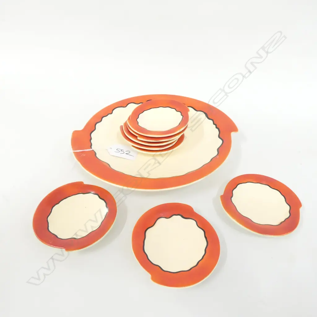 9 PCE HOR D'OEUVRES SET 200MM DIA Image 1++