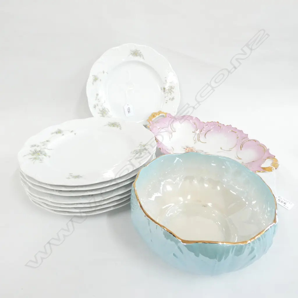 8 ROSENTHAL PLATES + 2 LUSTRE DISHES  Image 1++