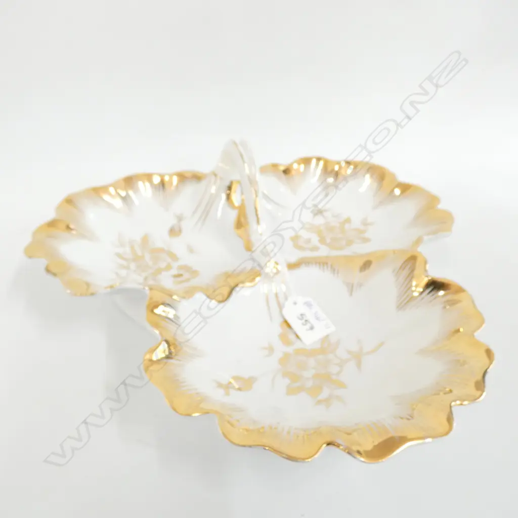 VICTORIAN TRIPLE PLATTER L. 280MM Image 1++