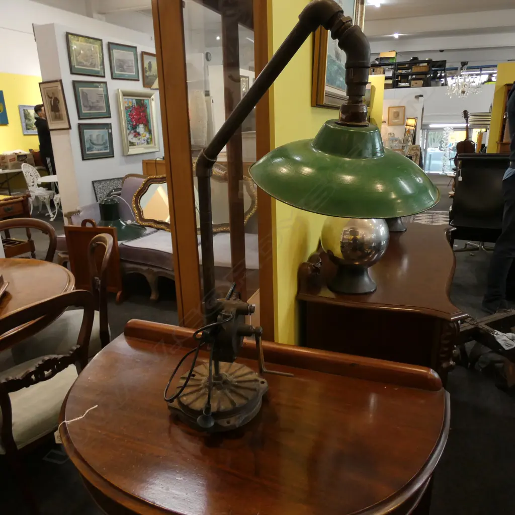 STEAMPUNK INDUSTRIAL SIDE LAMP H790MM Image 1++