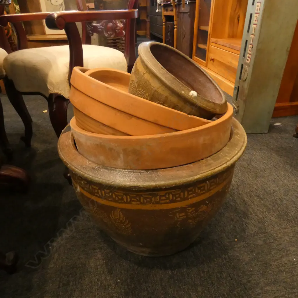 GARDEN PLANTER DRAGON POTS & TERRACOTTA POTS 510MM DIA Image 1++