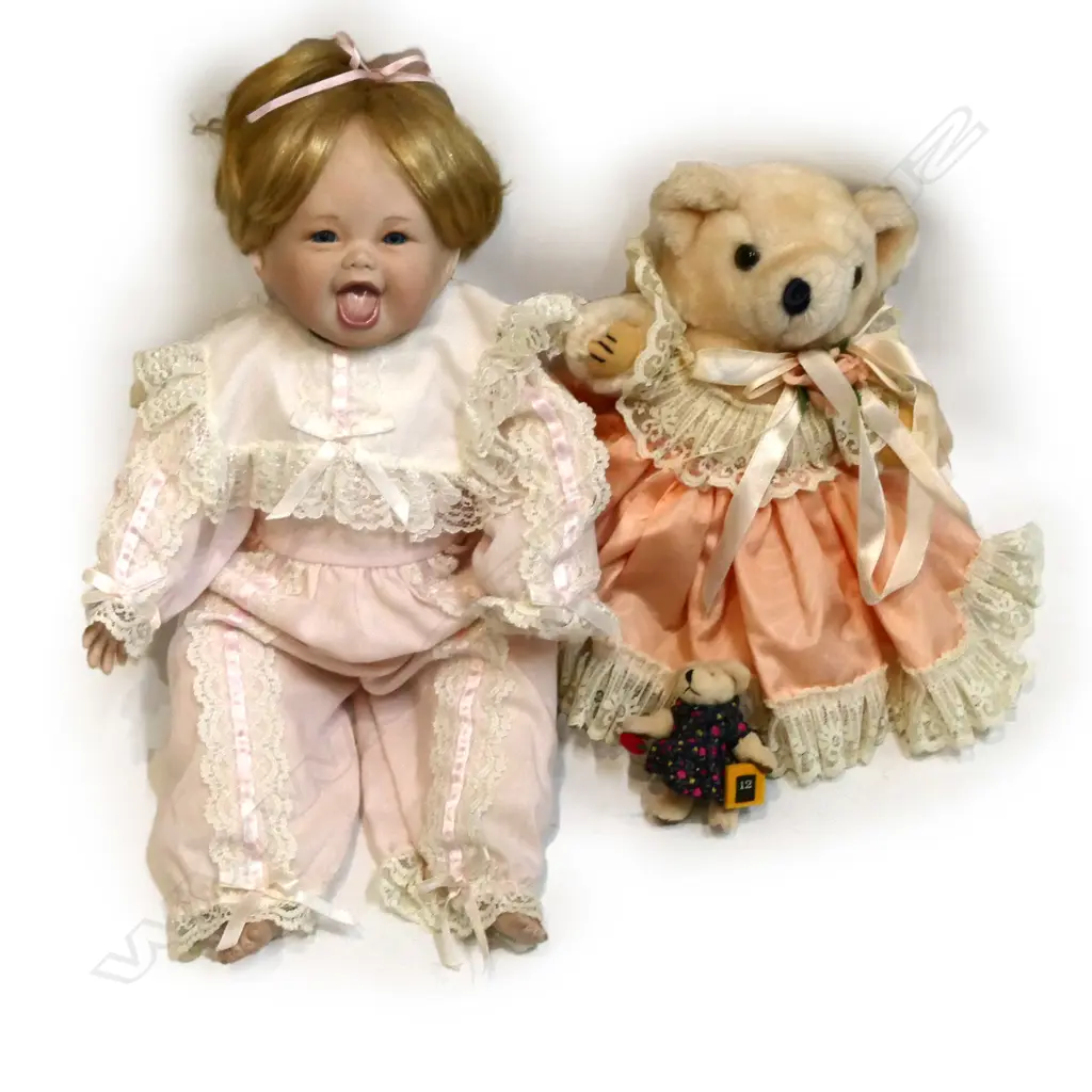 BABY DOLL + TEDDY BEAR H 440 M Image 1++