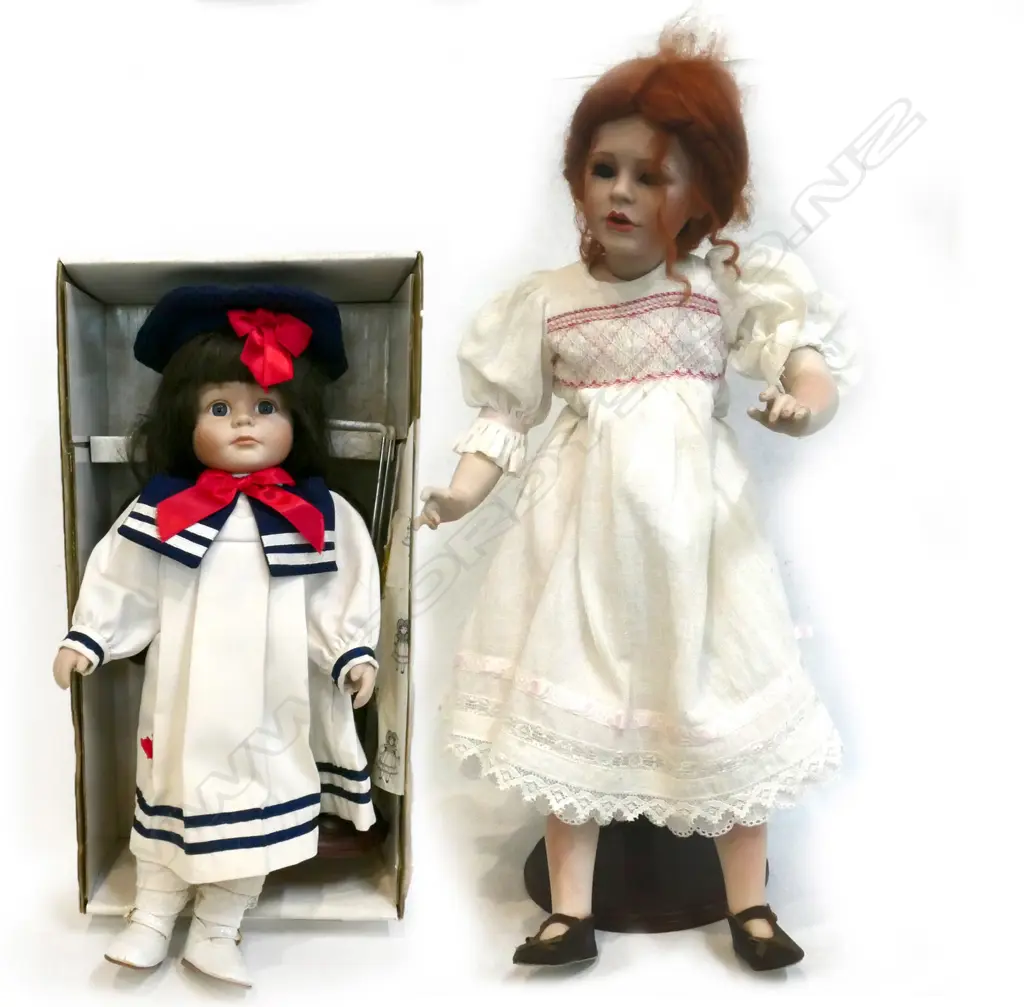 2 DOLLS IN WHITE DRESSES  Image 1++