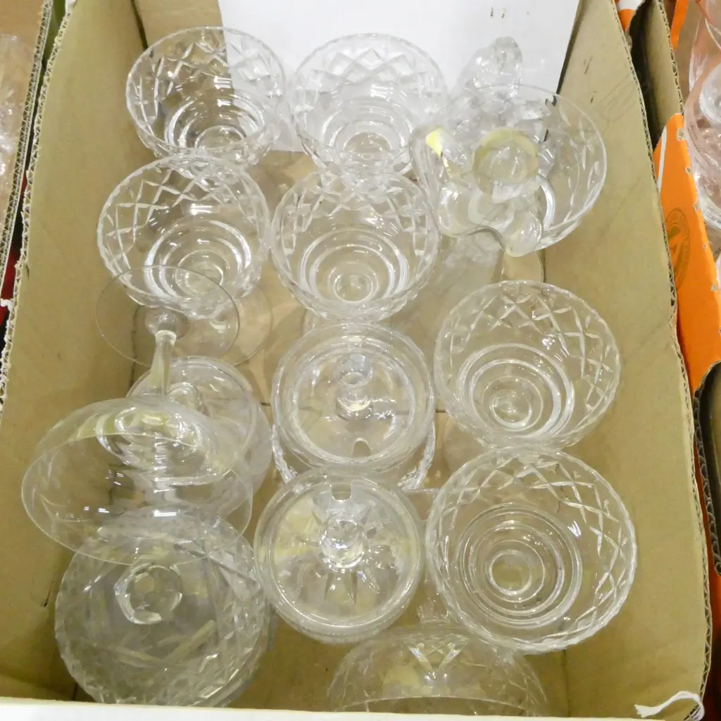 BOX LOT ASST. CRYSTAL  Image 1++