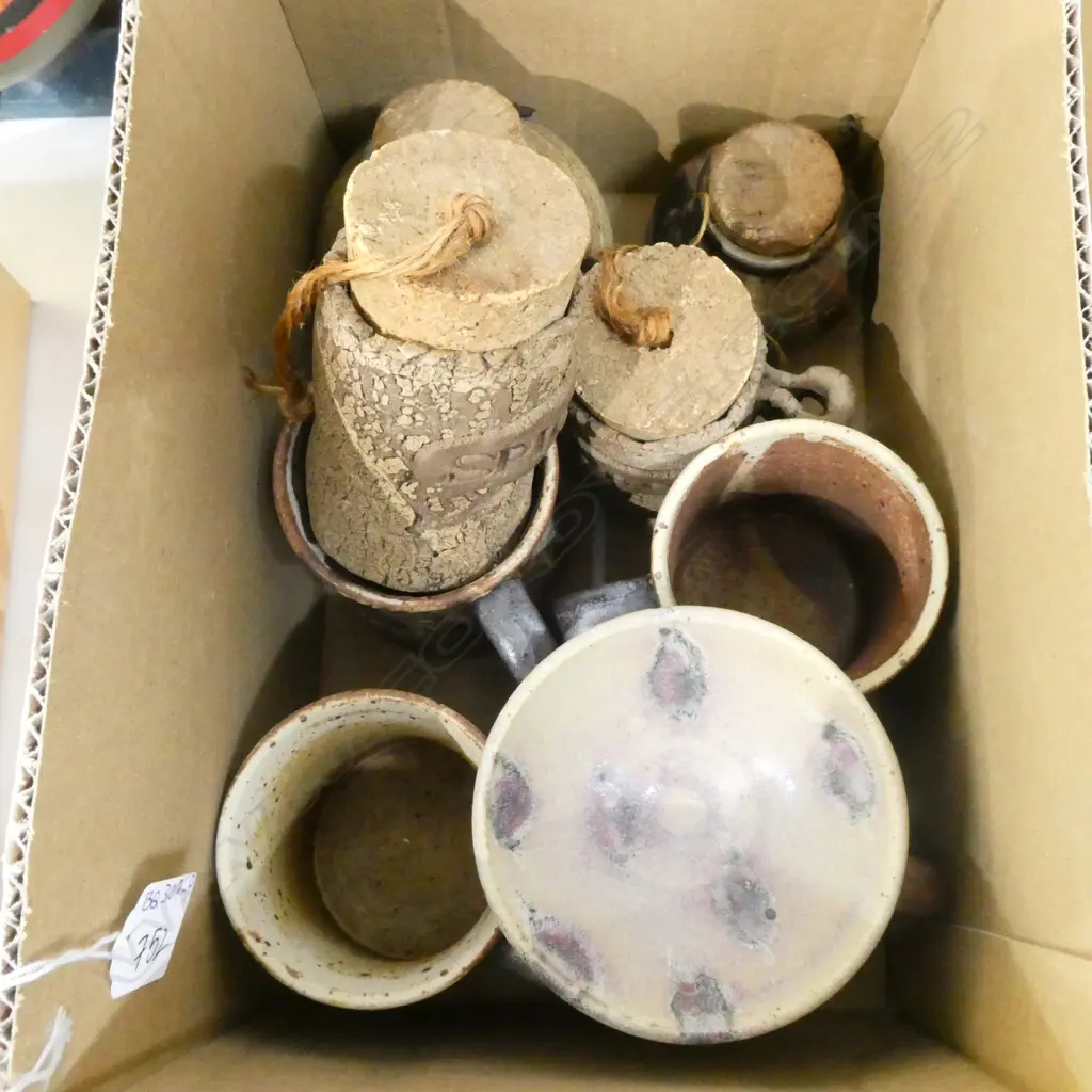 SMALL BOX POTTERY SPICE JARS, MUGS, DISHES  Image 1++