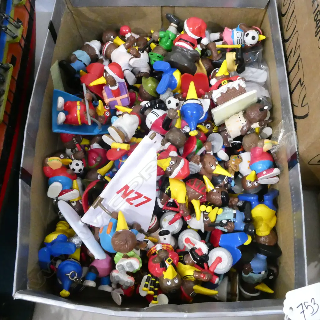 BOX LOT ASST. PLASTIC KIWI TOYS  Image 1++