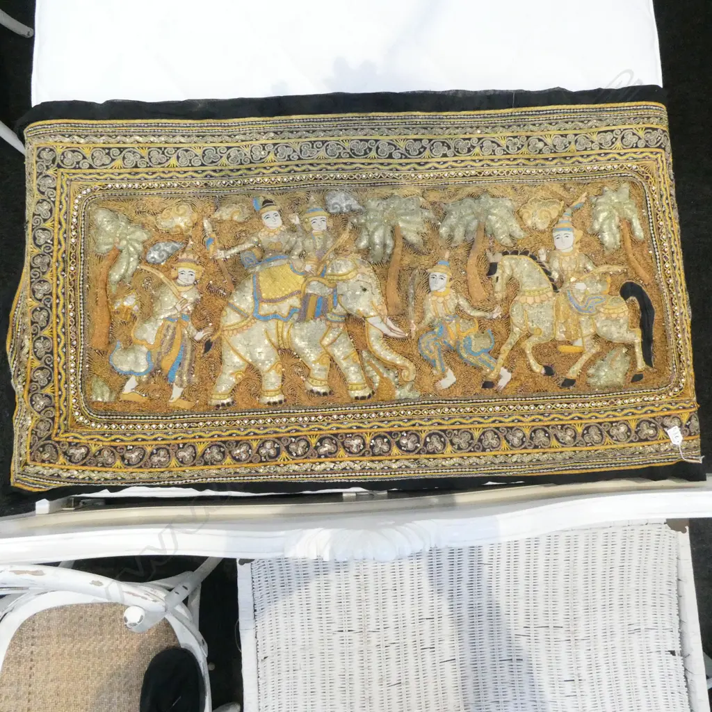 THAI EMBROIDERED & SEQUINED PANEL Image 1++