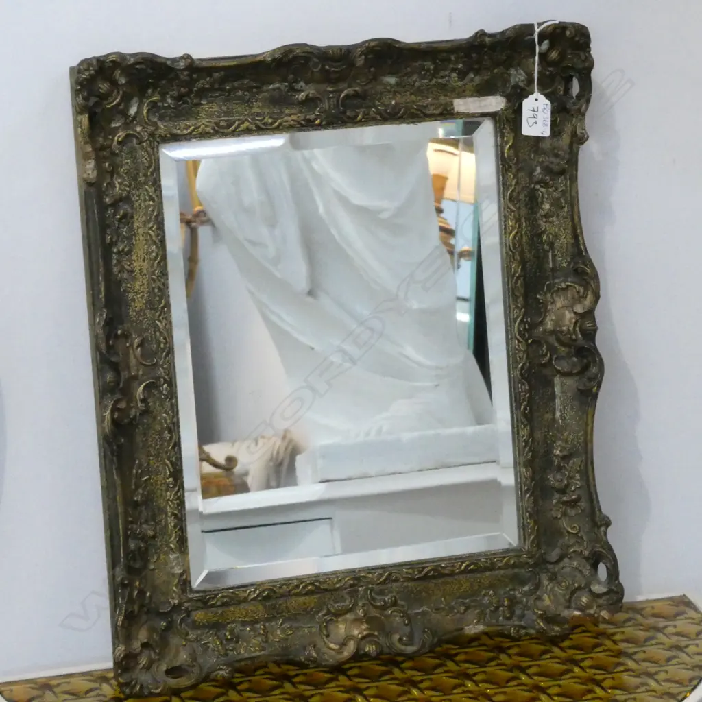 ORNATE GILT FRAMED MIRROR, 520 X 450MM Image 1++