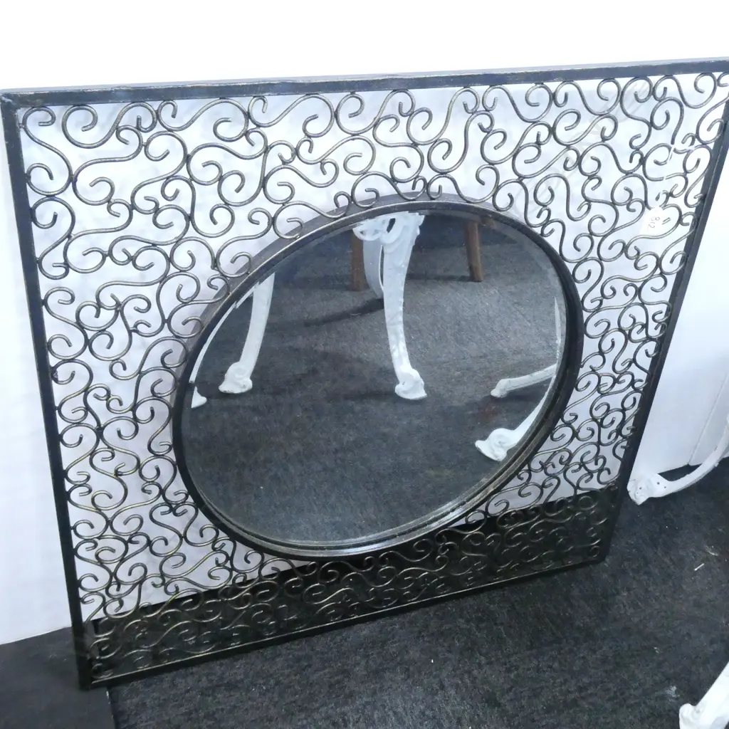 METAL MIRROR 760MM SQ Image 1++
