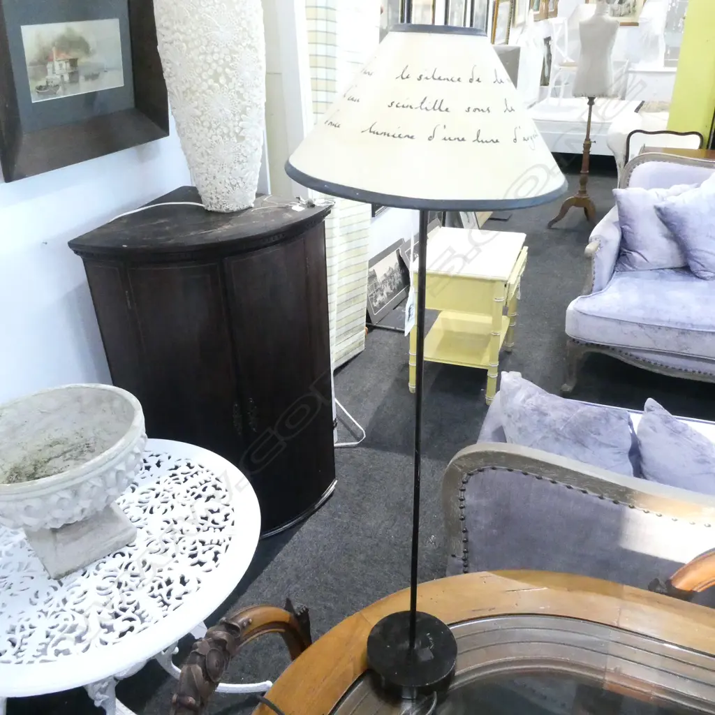 TALL LAMP WITH PARCHMENT SHADE H 780MM Image 1++
