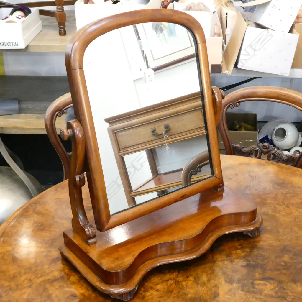 ANTIQUE CHEVAL MIRROR H. 610MM Image 1++