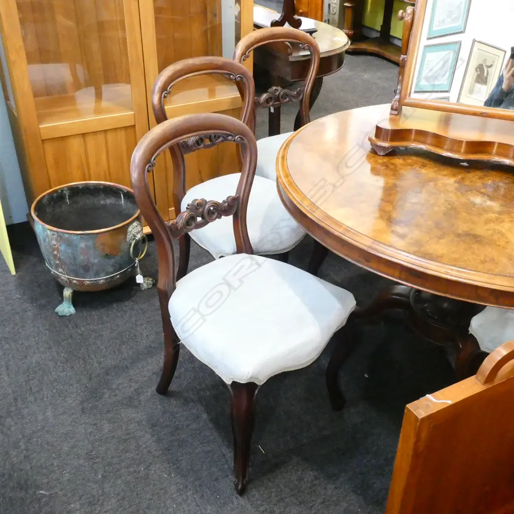 SET OF 6 BALLOON BACK CHAIRS Image 1++